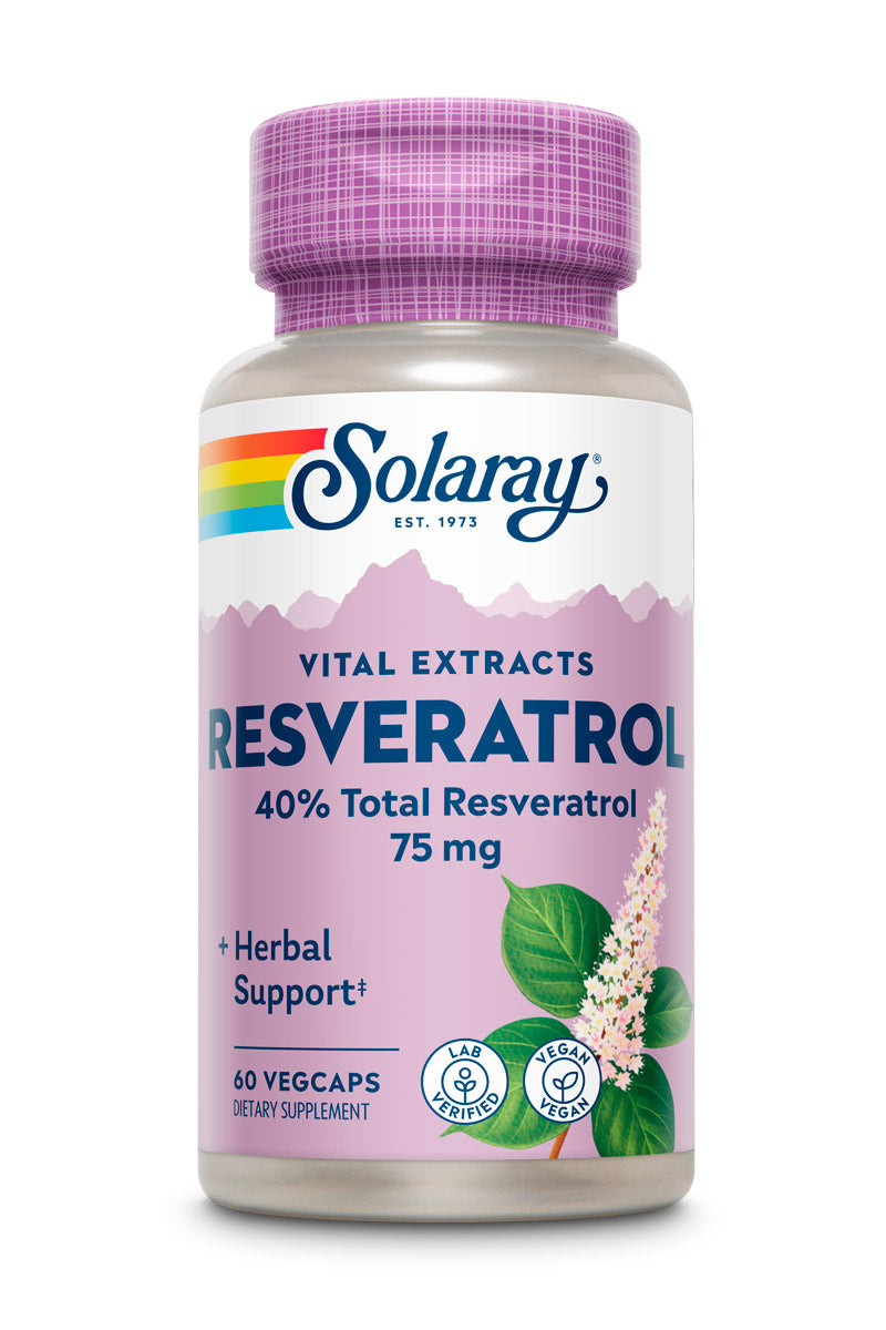 Solaray Resveratrol 75mg - 60c vegcaps