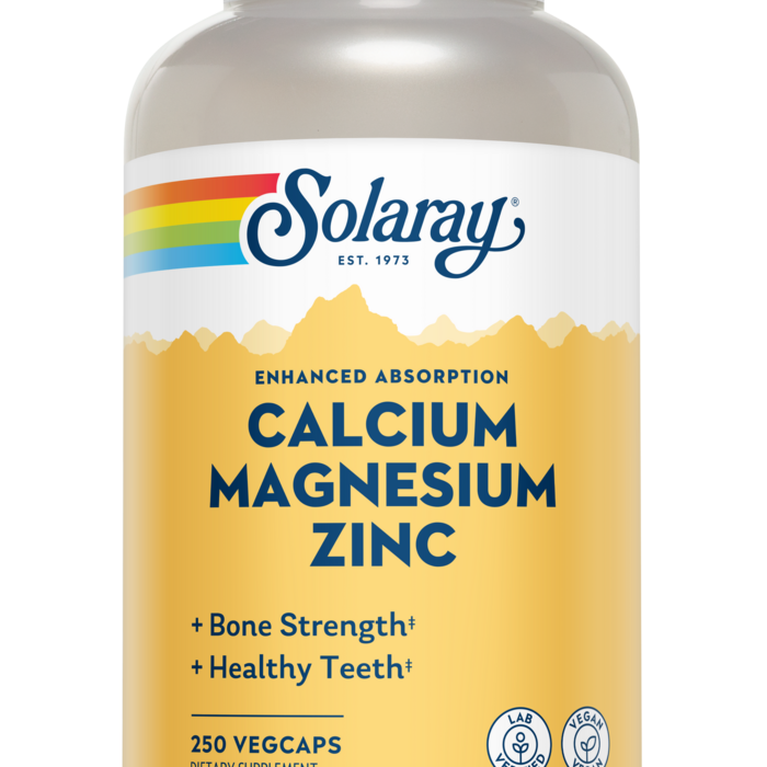 Solaray Calcium Magnesium Zinc 250VegCaps