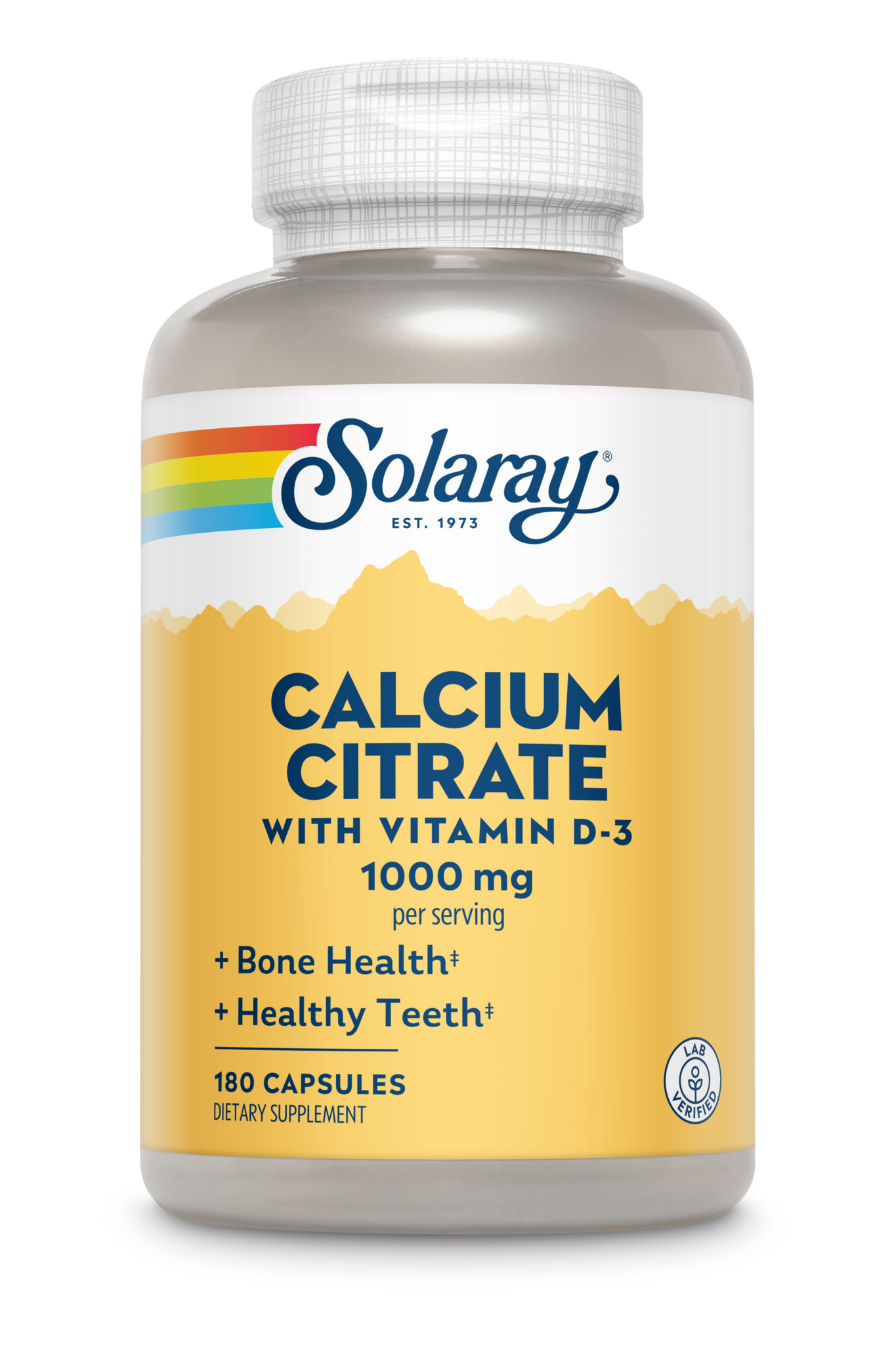 Solaray Calcium Citrate w/D-3 180caps