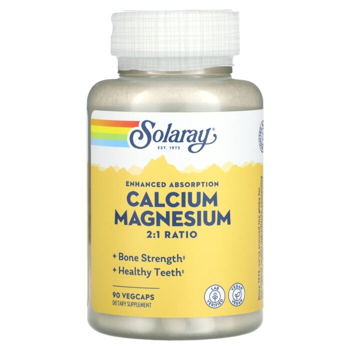 Solaray Calcium Magnesium 2:1 90caps