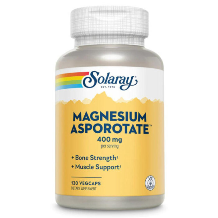 Solaray Magnesium Asporotate 120 capsules