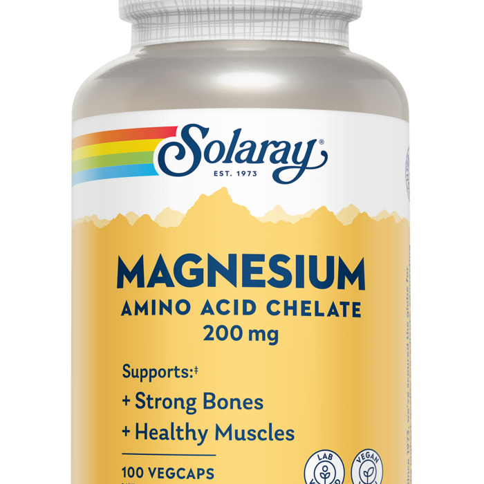 Solaray Magnesium 200mg 100 capsules
