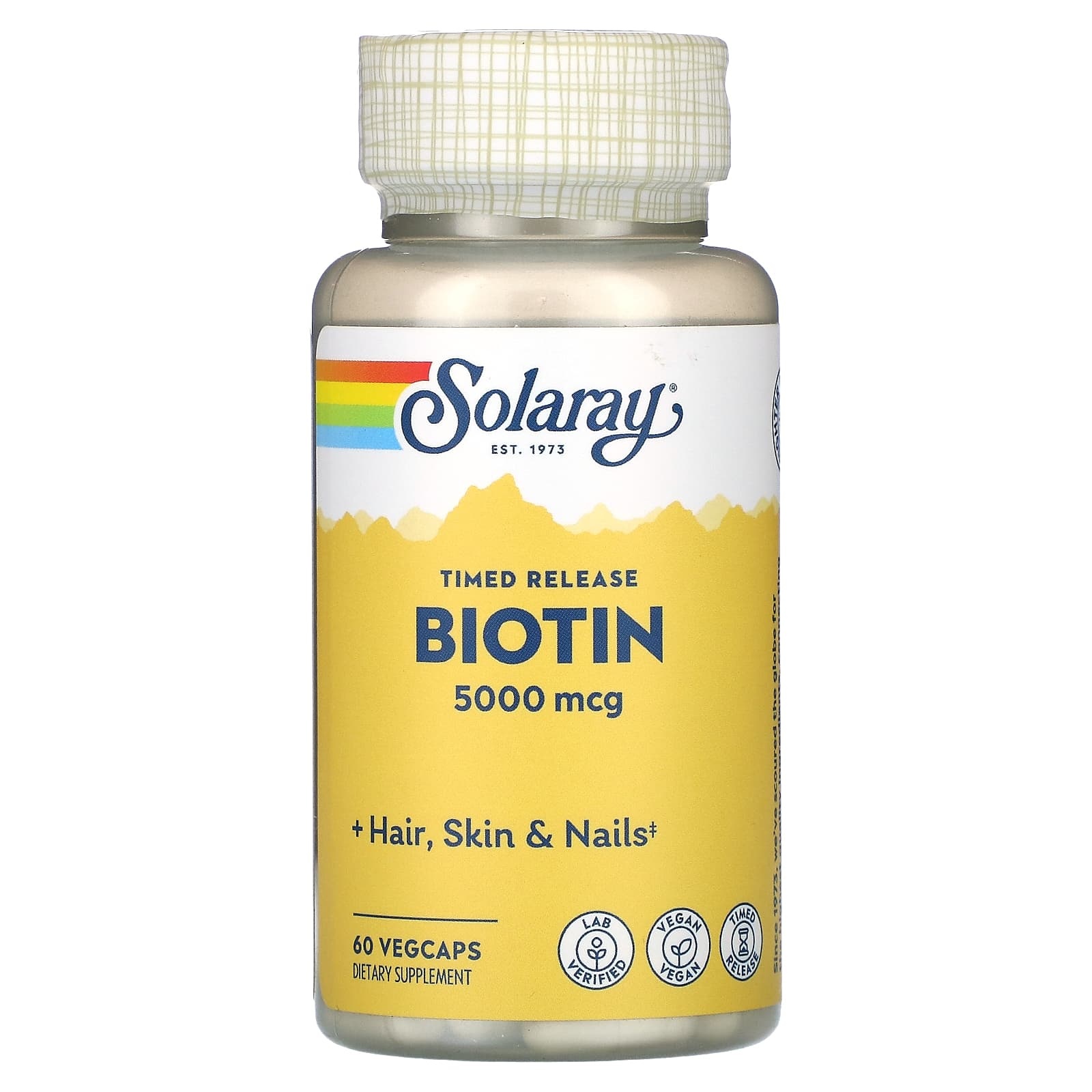 Solaray Biotin 5000mcg-60's