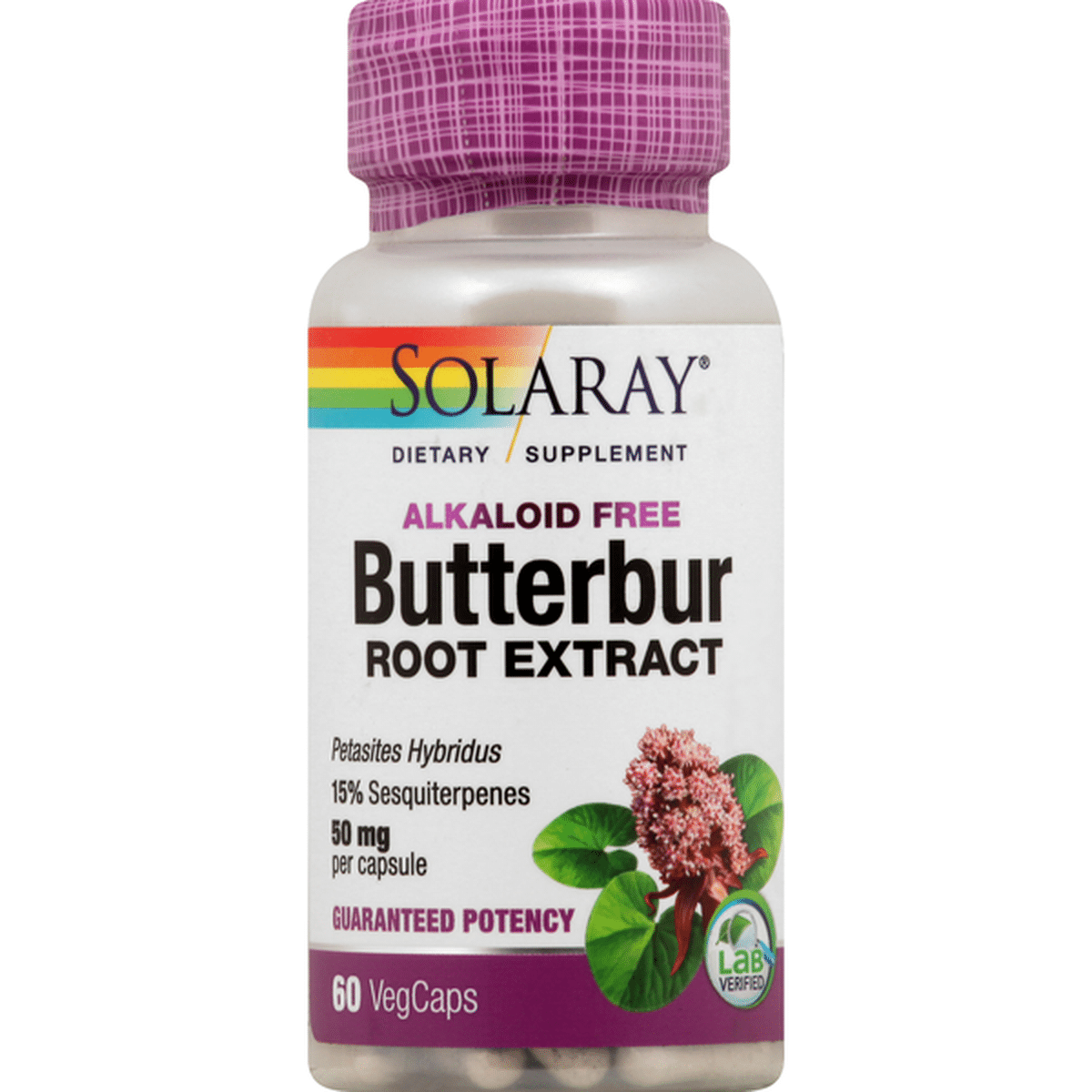 Solaray Butterbur Extract 50mg