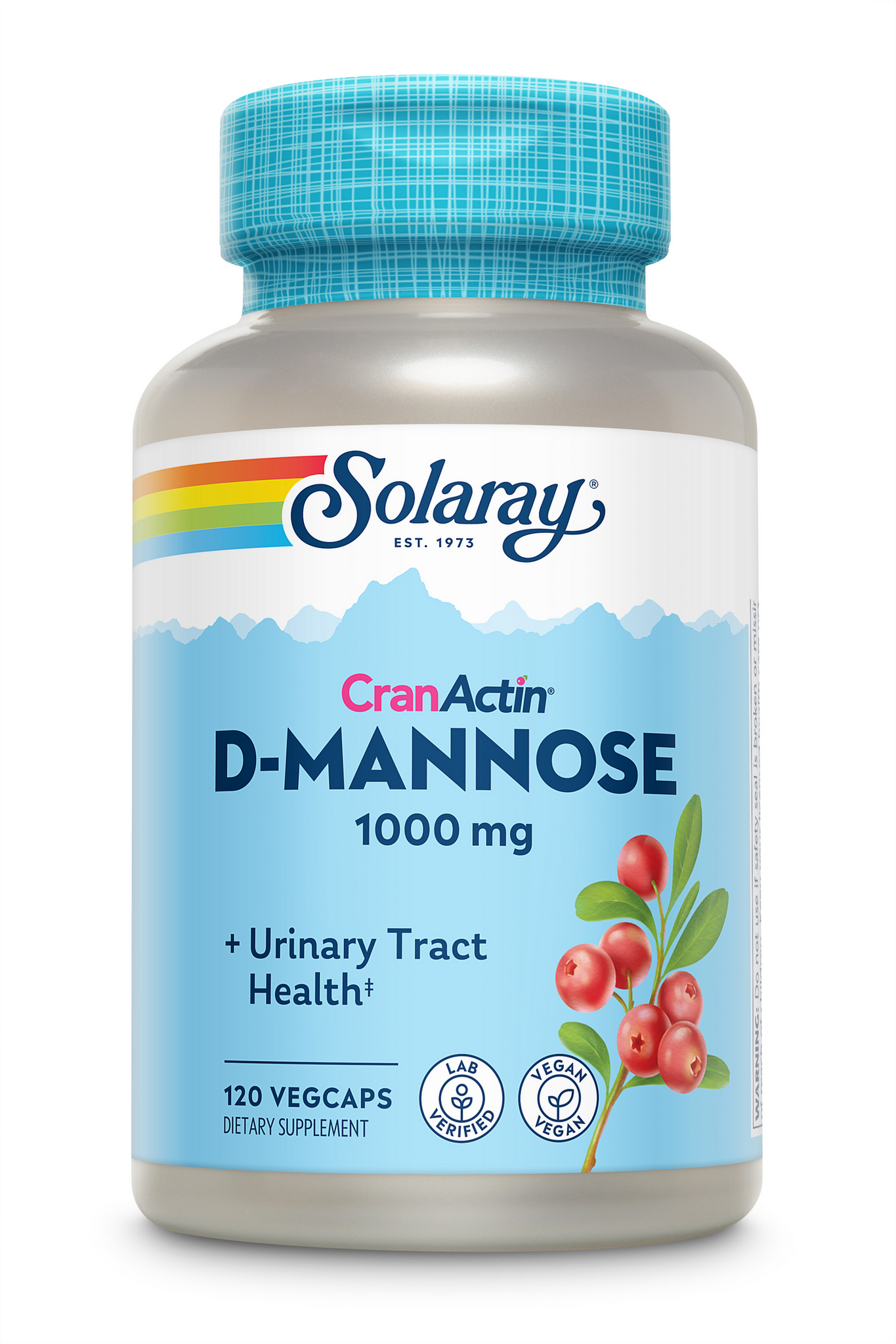 Solaray D-Mannose w/CranActin 120 ct