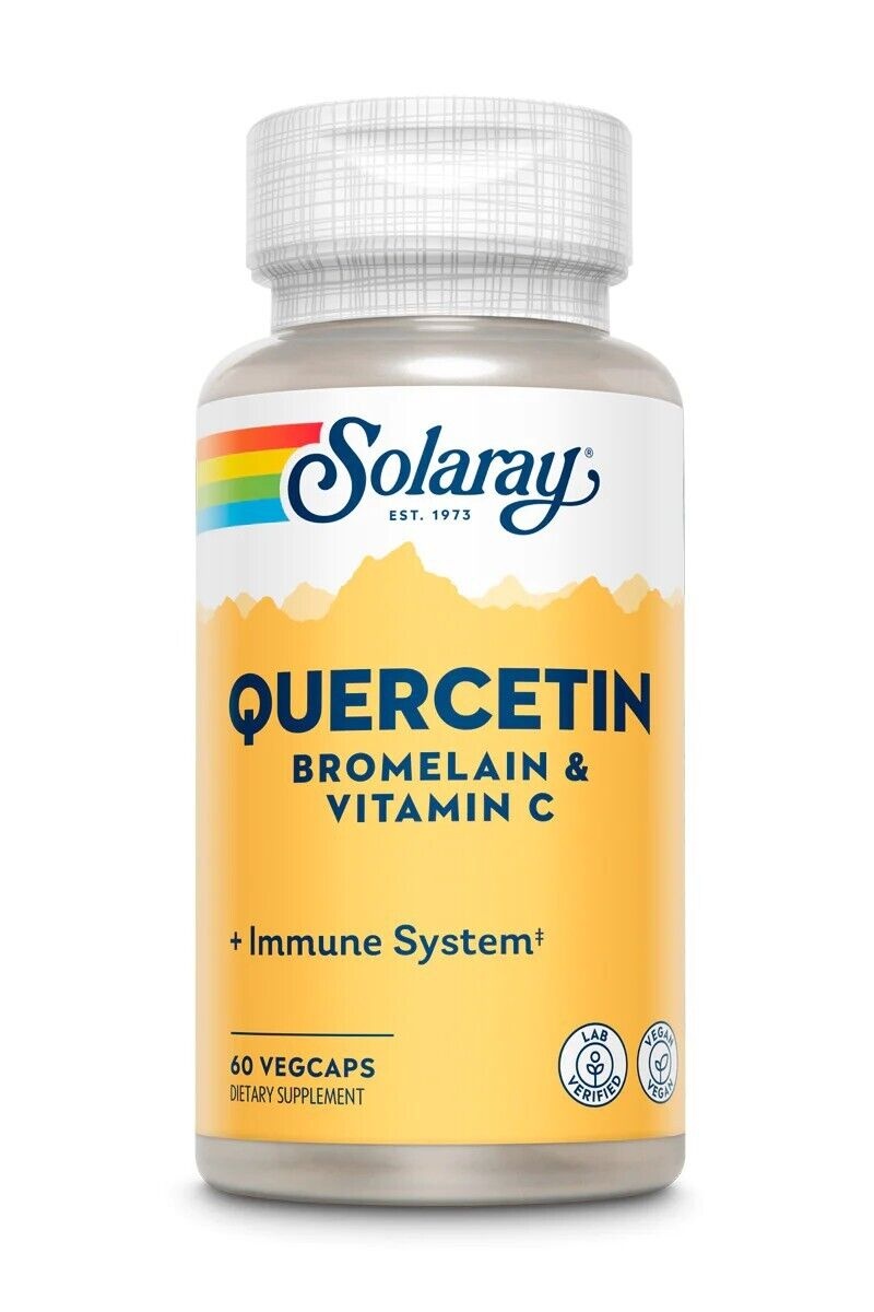 Solaray Quercetin Bromelain & Vitamin C - 60 caps