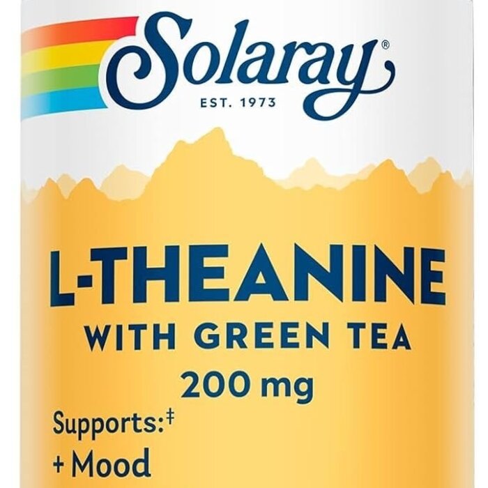 Solaray L-Theanine 200mg 45 vegcaps