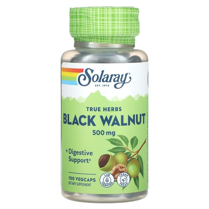 Solaray Black Walnut Hull 500mg 100cap