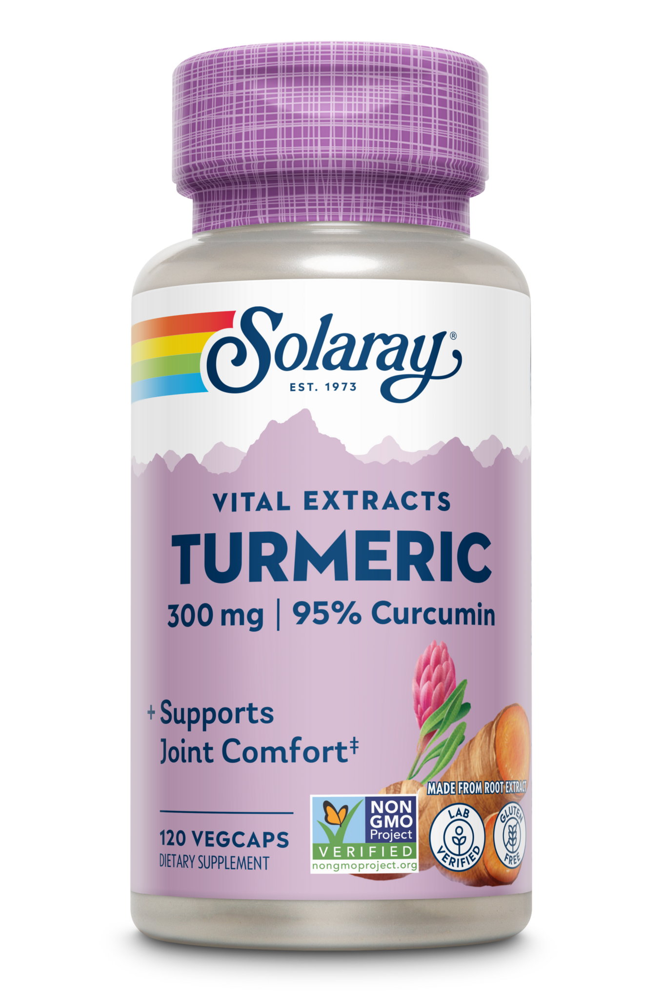 Solaray Turmeric-120 Caps.