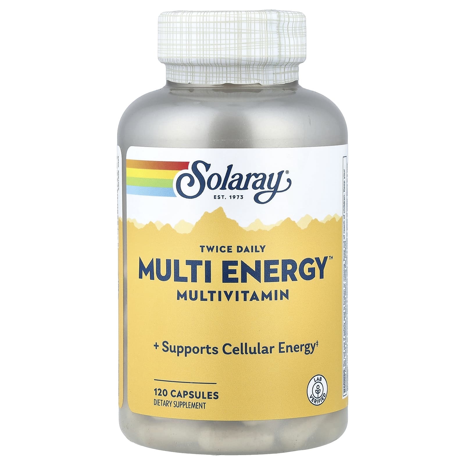 Solaray Twice Daily-120 capsules