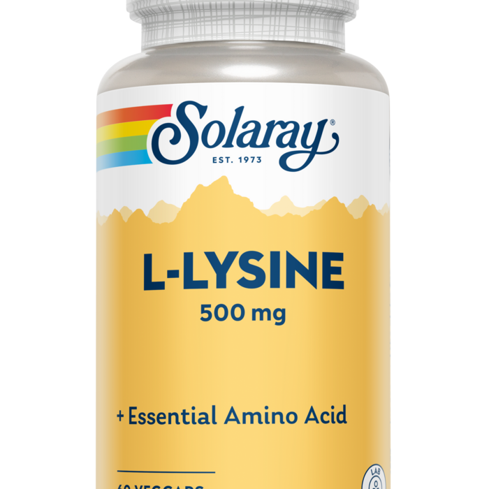 Solaray L-Lysine- 60 Caps. 500 mg