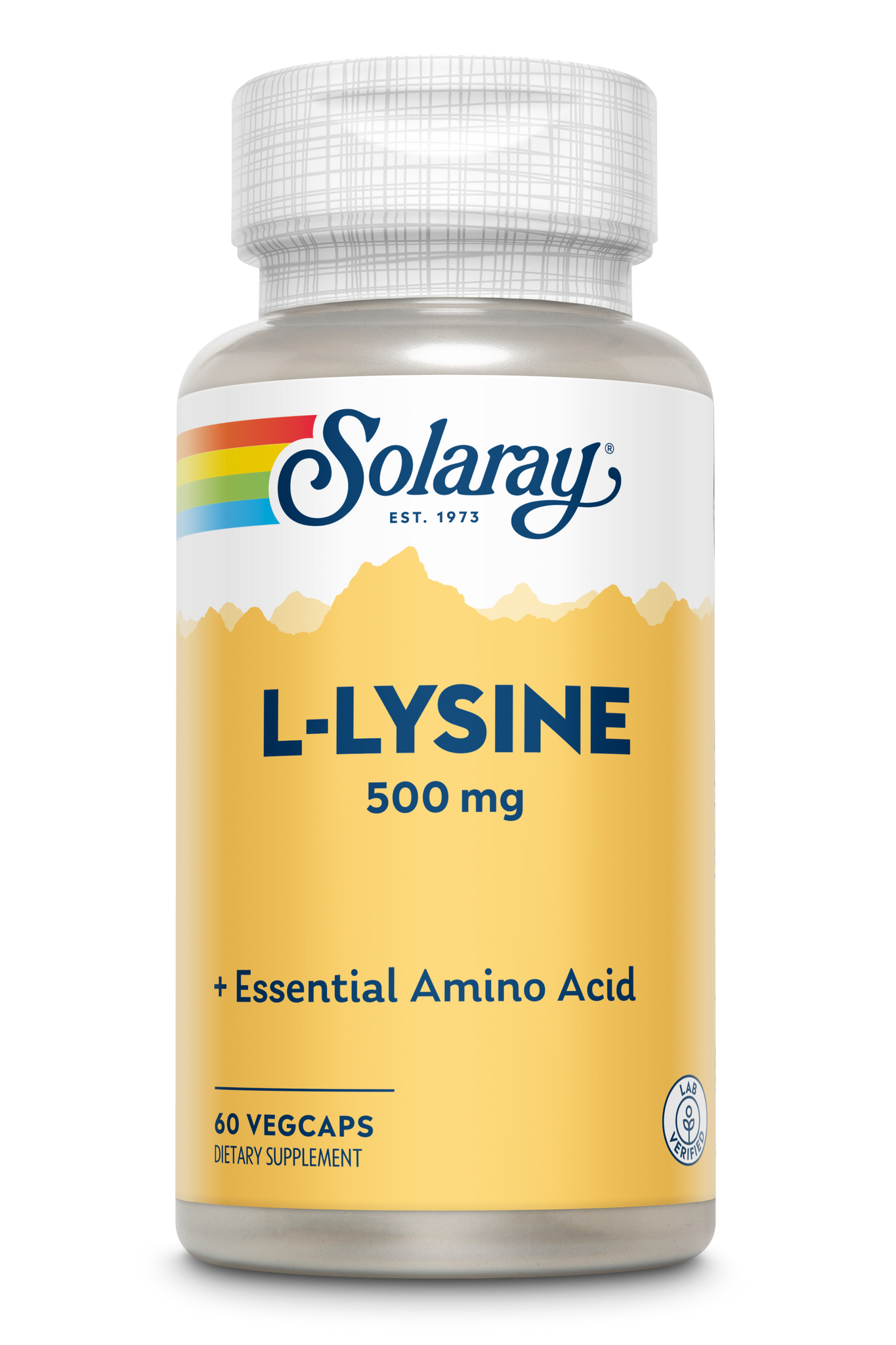 Solaray L-Lysine- 60 Caps. 500 mg