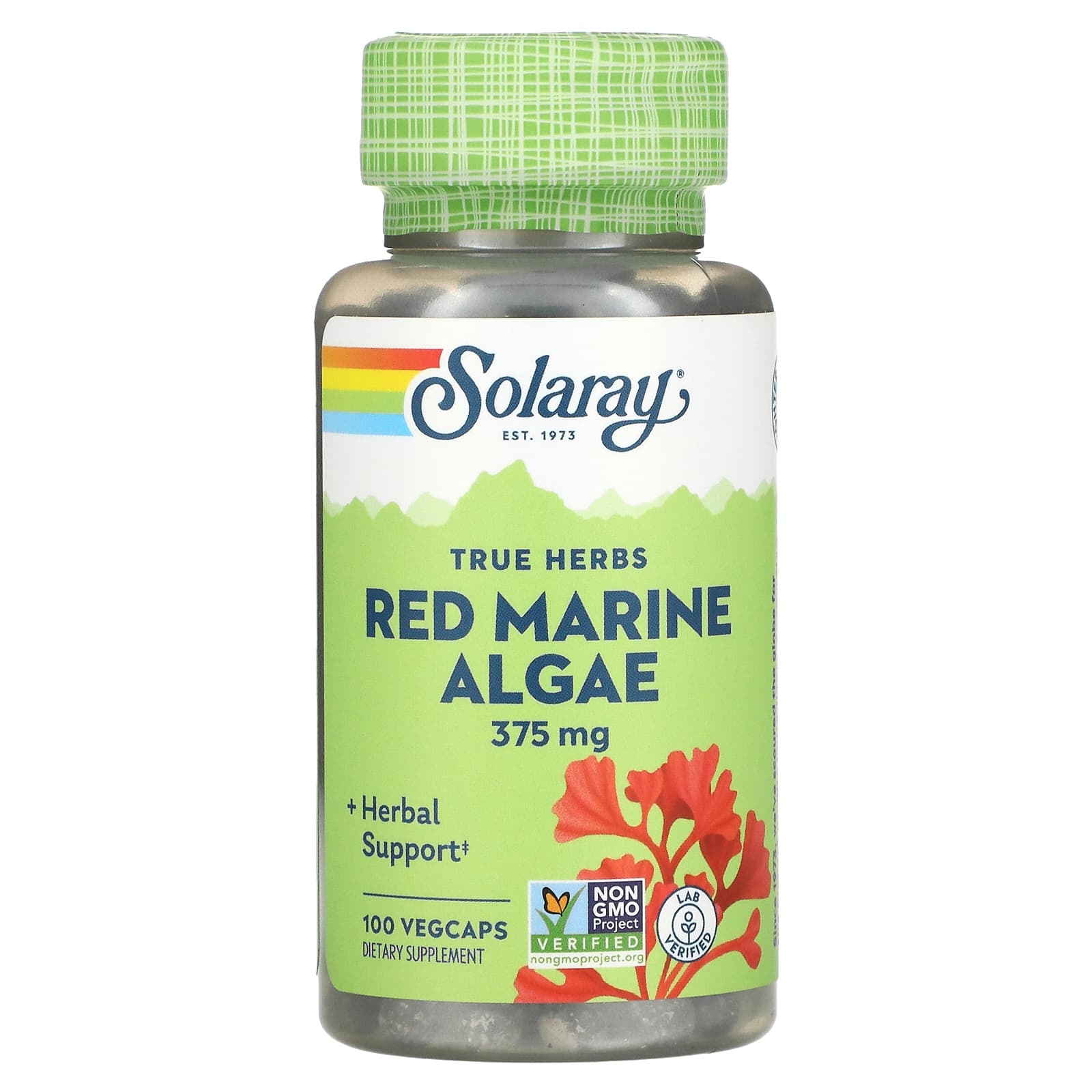 Solaray Red Marine Algae 375 mg 100