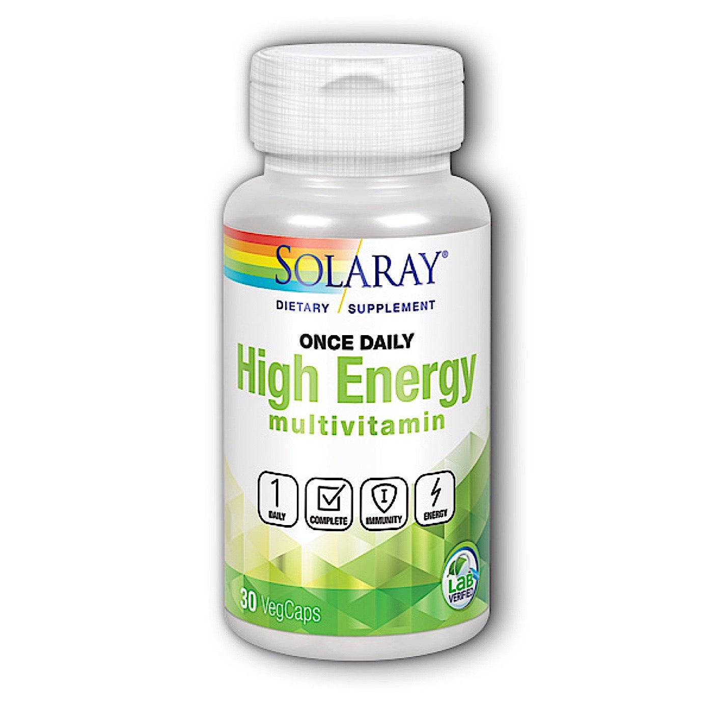 Solaray Once Daily High Energy Multivitamin - 30 Veg Caps