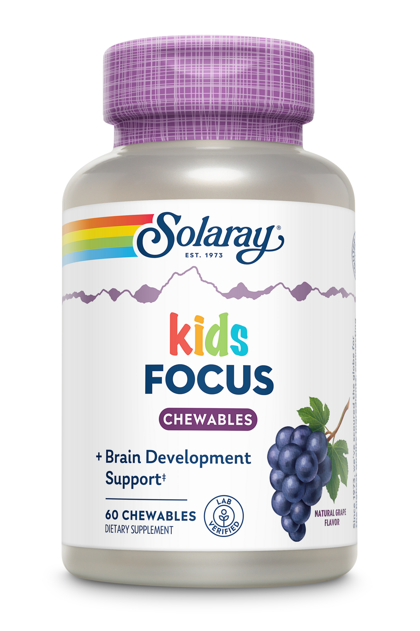 Solaray Kids Focus 60chewable