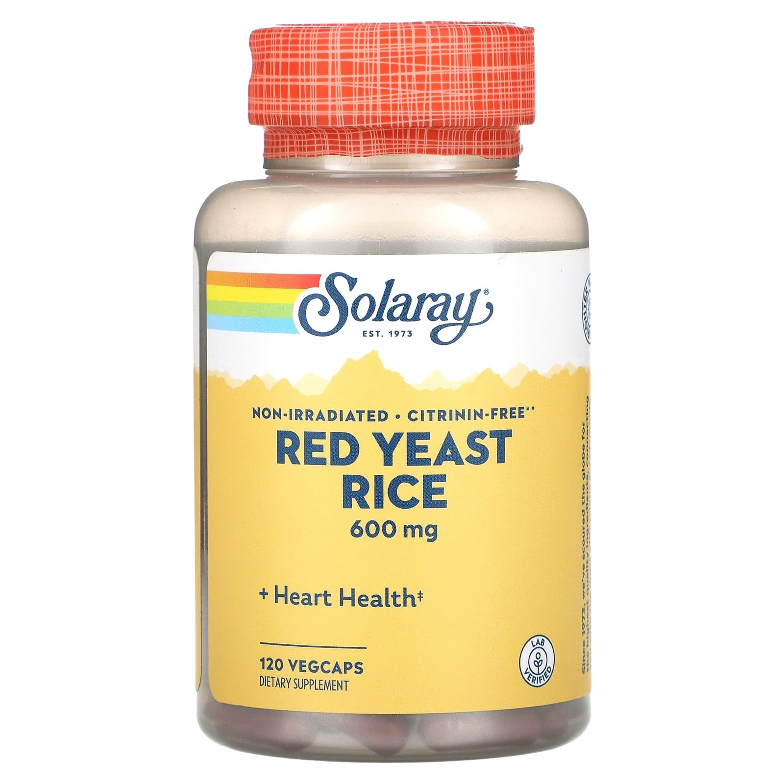 Solaray Red Yeast Rice 120 Vegcaps