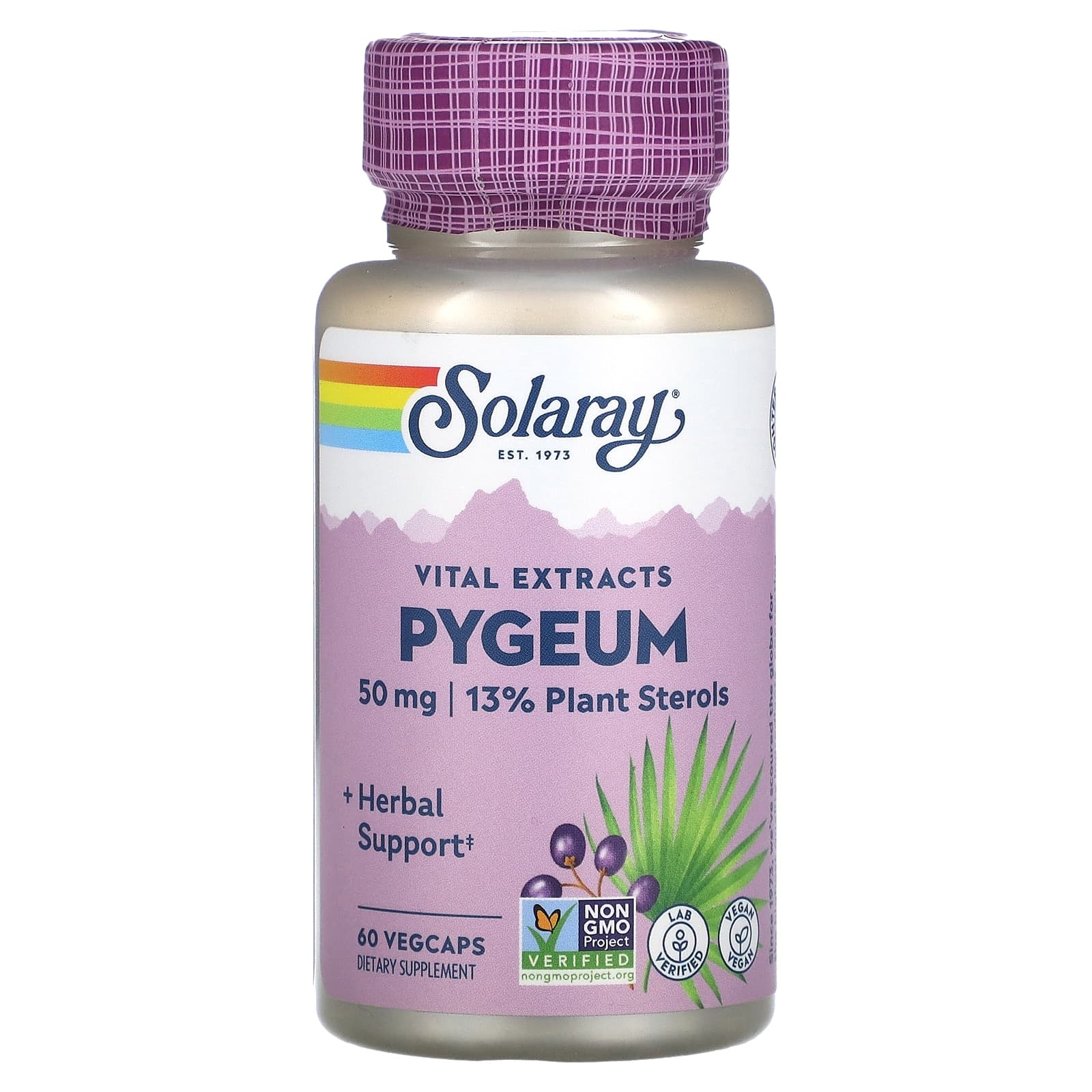 Solaray Pygeum One Daily 60 capsules
