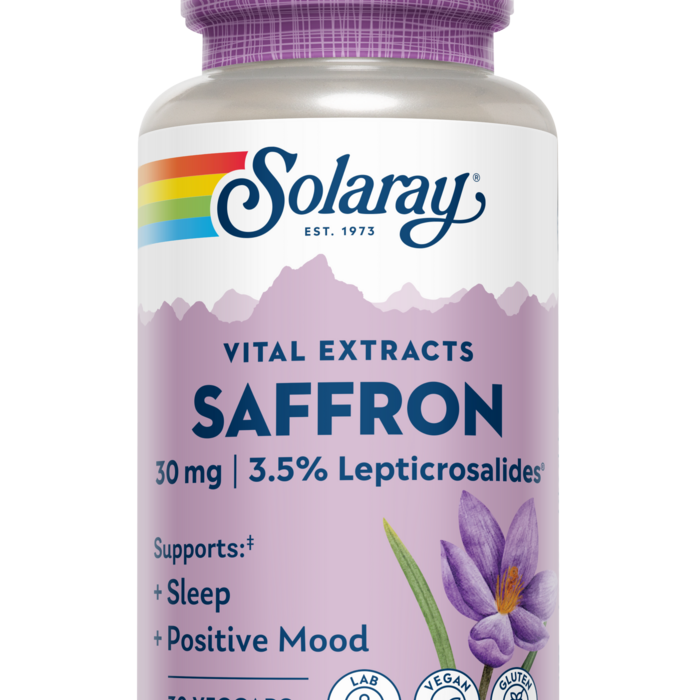 Solaray Saffron Extract - 30 Vegcaps