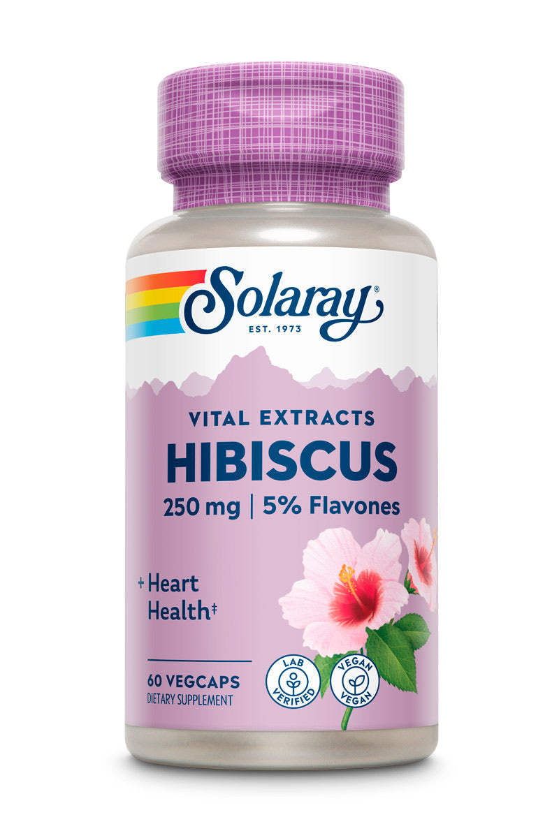Solaray Hibiscus Extract 250mg 60 caps