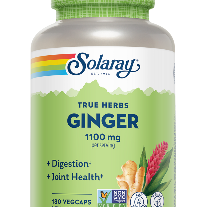 Solaray Ginger 1100mg 180Vegcaps