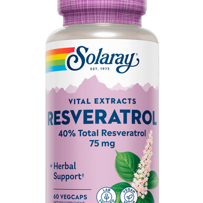 Solaray Resveratrol 75mg - 60c vegcaps