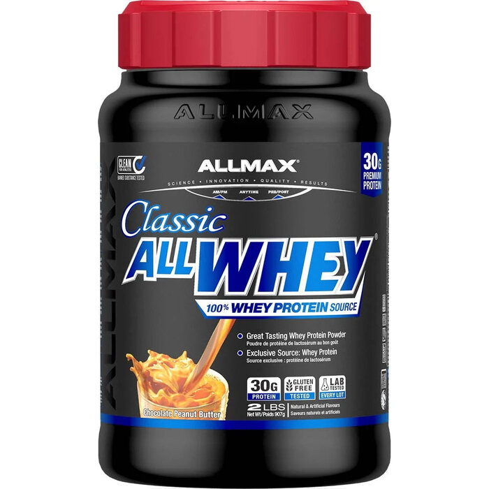 Allmax All Whey Gold 2lb Chocolate PB