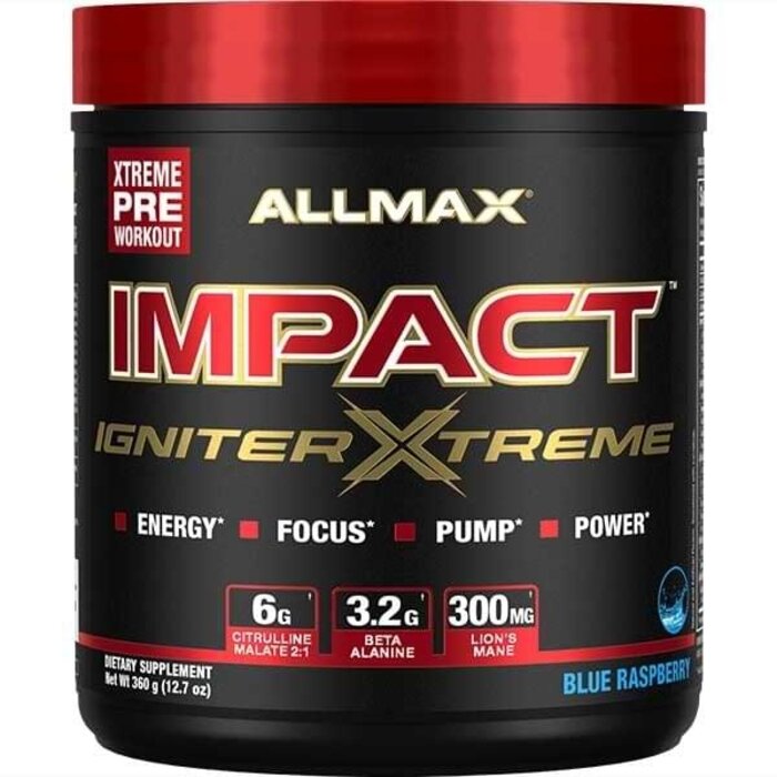 Allmax Impact Igniter Blue Raspberry
