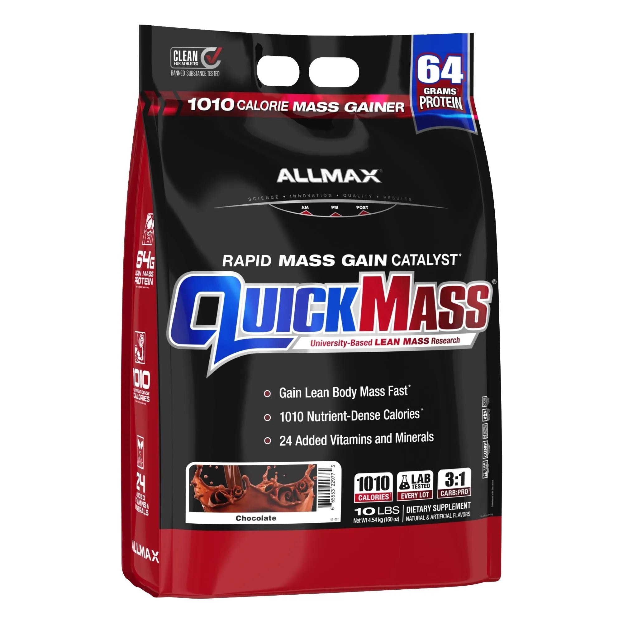 Allmax QuickMass Chocolate 10lbs