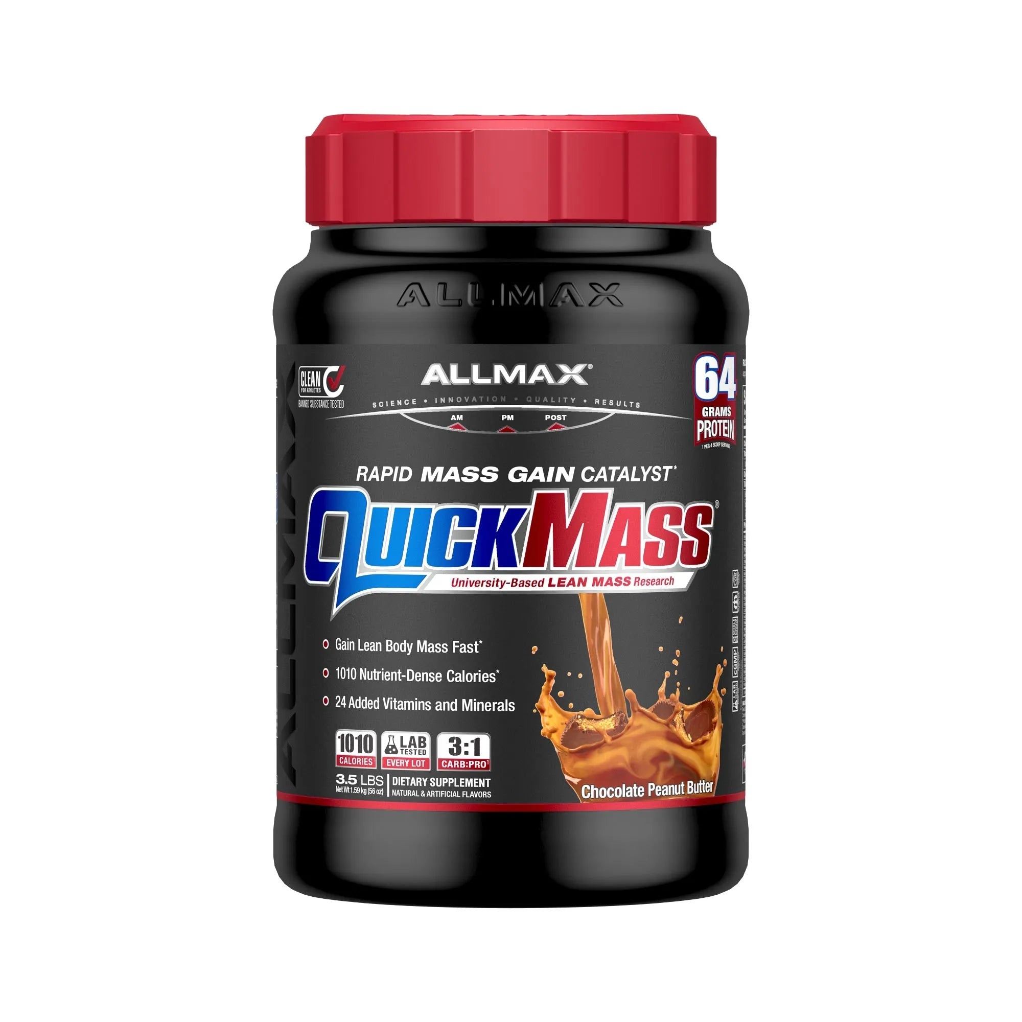 Allmax QuickMass 3.5lb Chocolate Peanut Butter
