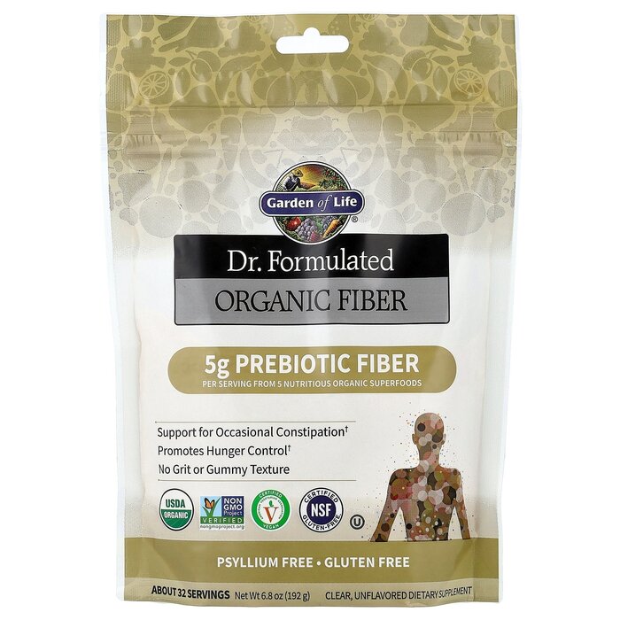 Garden of Life Dr. Formulated Organic Prebiotic Fiber Unflavored