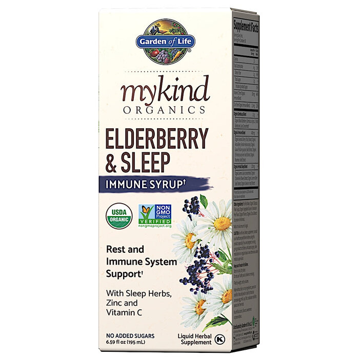 Garden of Life Mykind Organics Elderberry & Sleep Immune Syrup 6.59fl oz