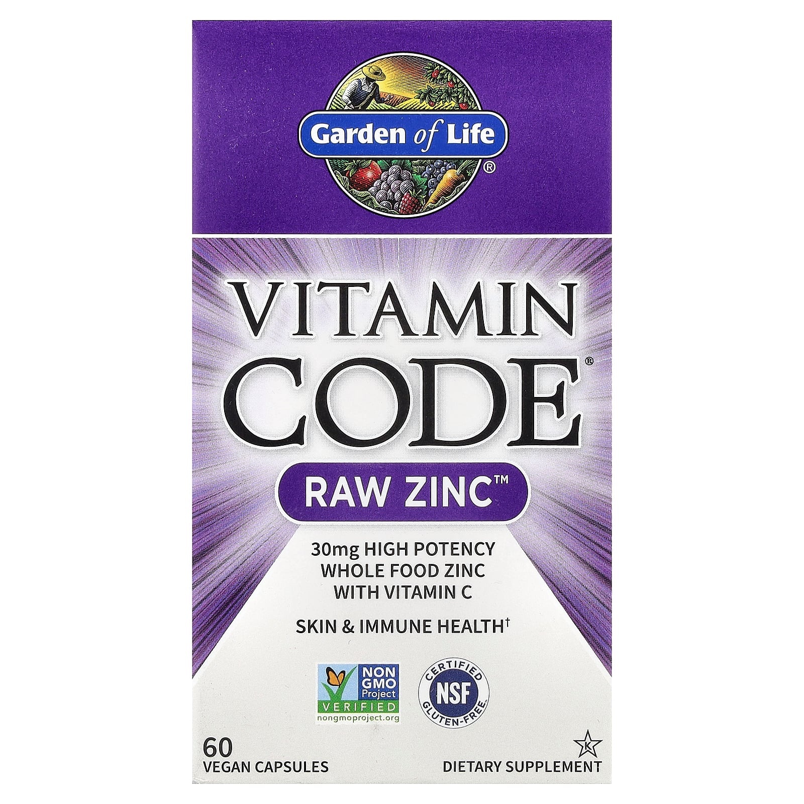 Garden of Life Vitamin Code Raw Zinc