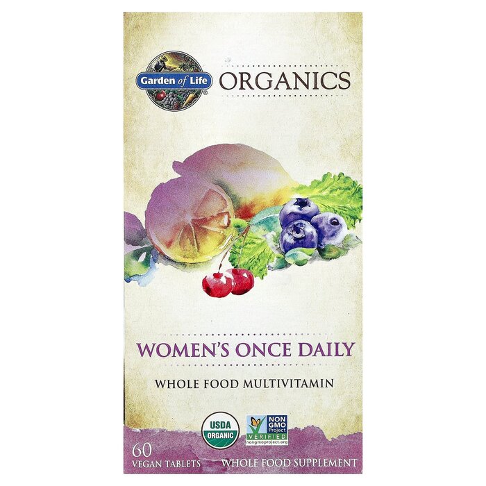 Garden of Life Women's Once Daily Organics - 60 tabs