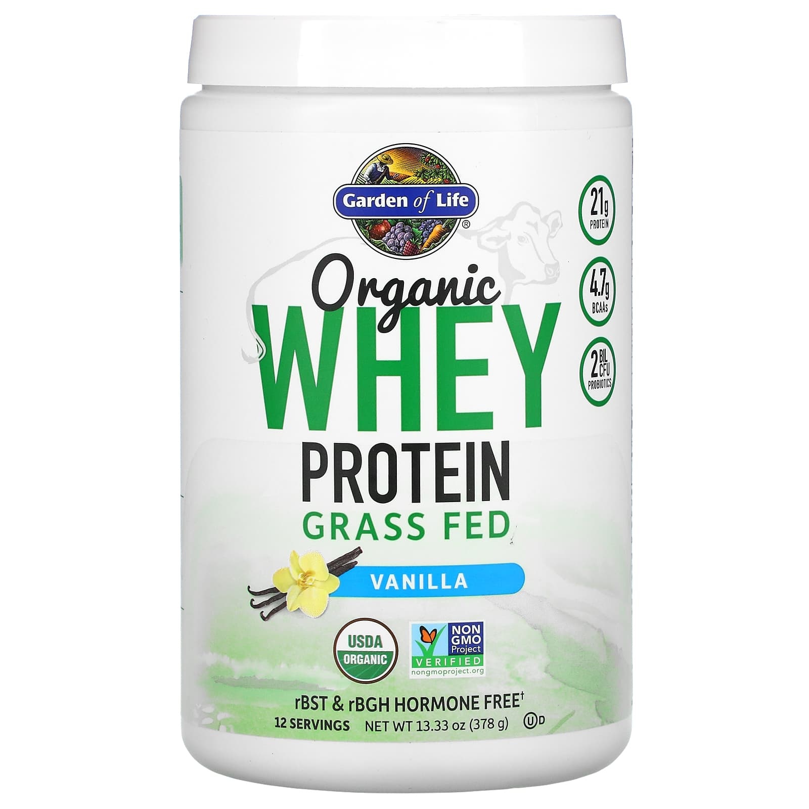 Garden of Life Grass Fed Whey Van