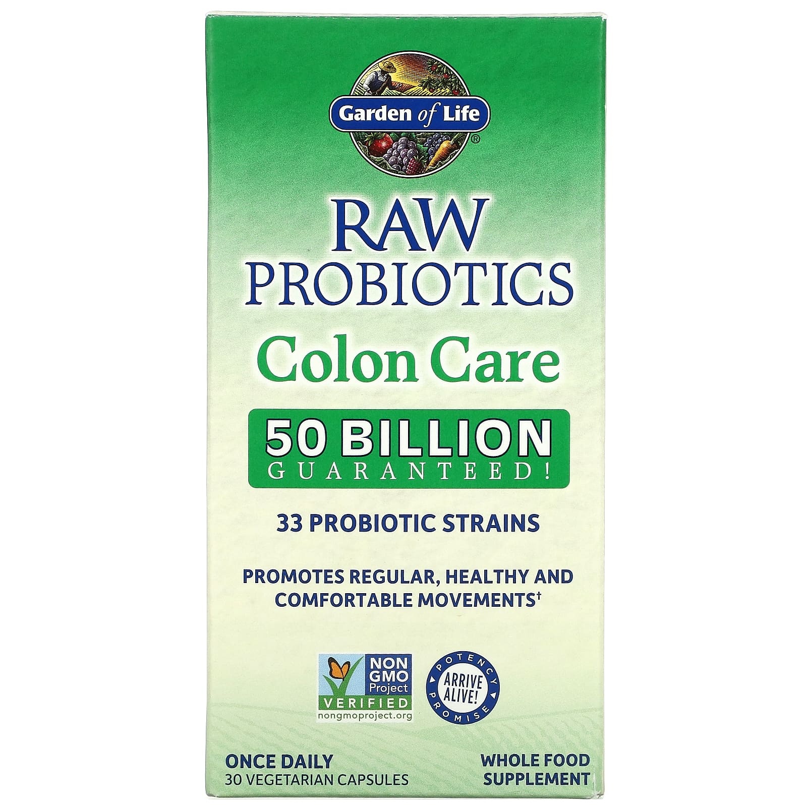 Garden of Life Raw Probiotics-Colon Care