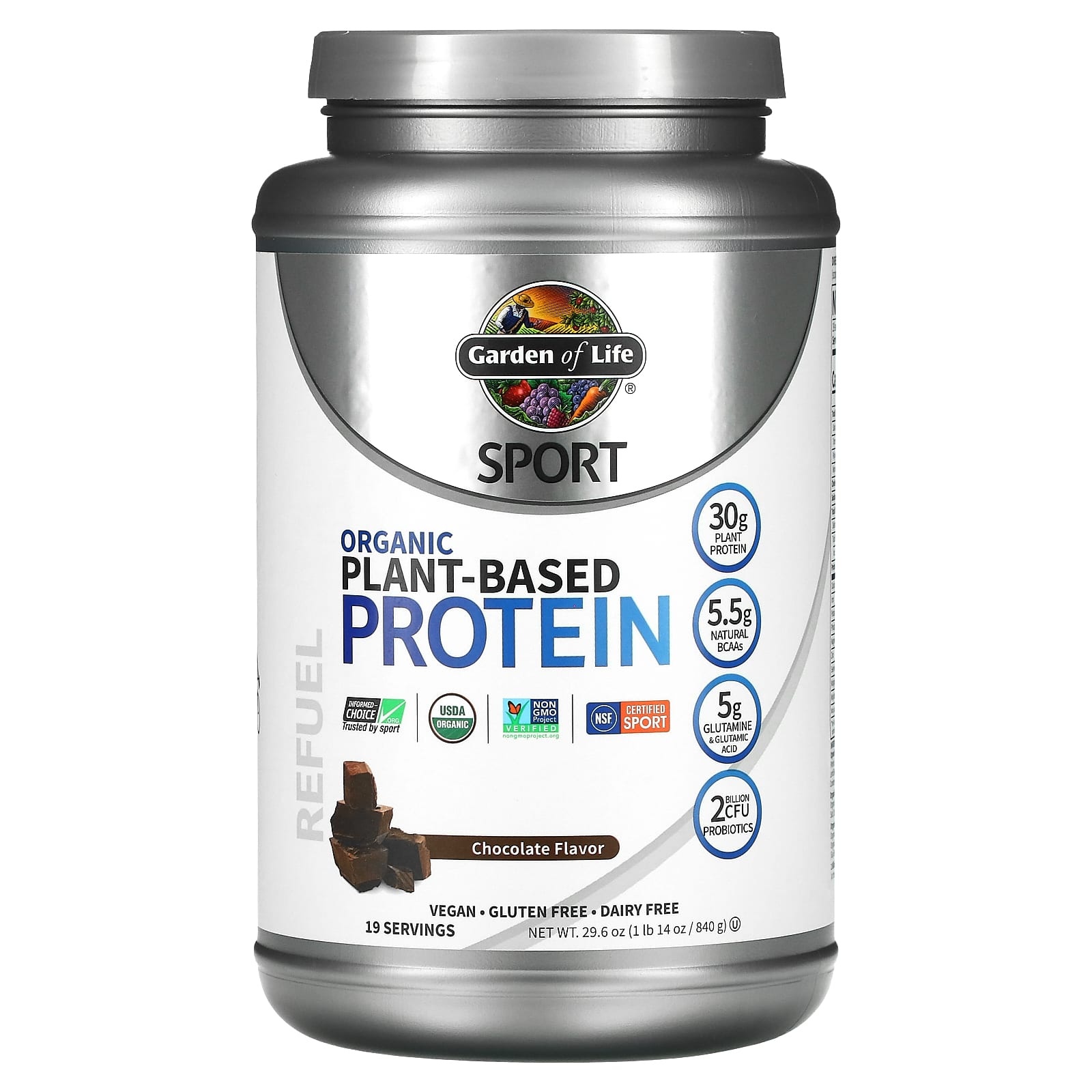 Garden of Life Sport Plant Based Protein-Chocolate