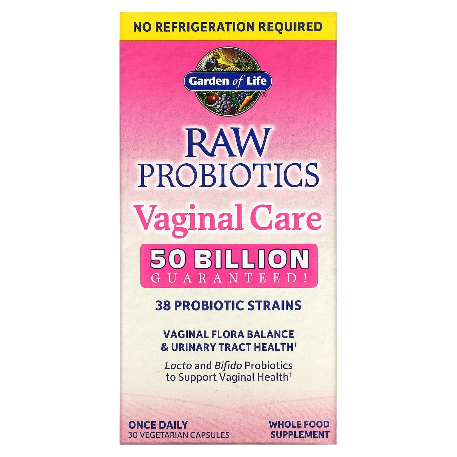 Garden of Life Raw Vaginal Care Shelf