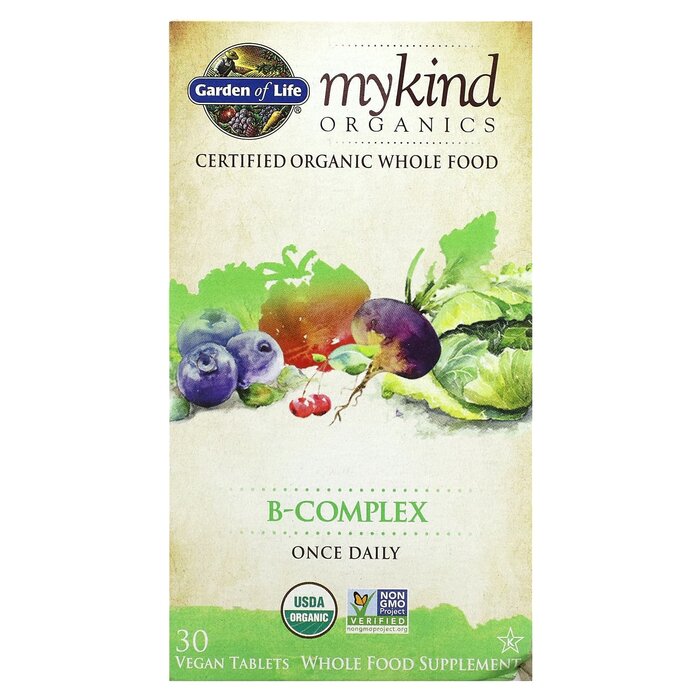 Garden of Life Mykind B Complex 60 Tablets