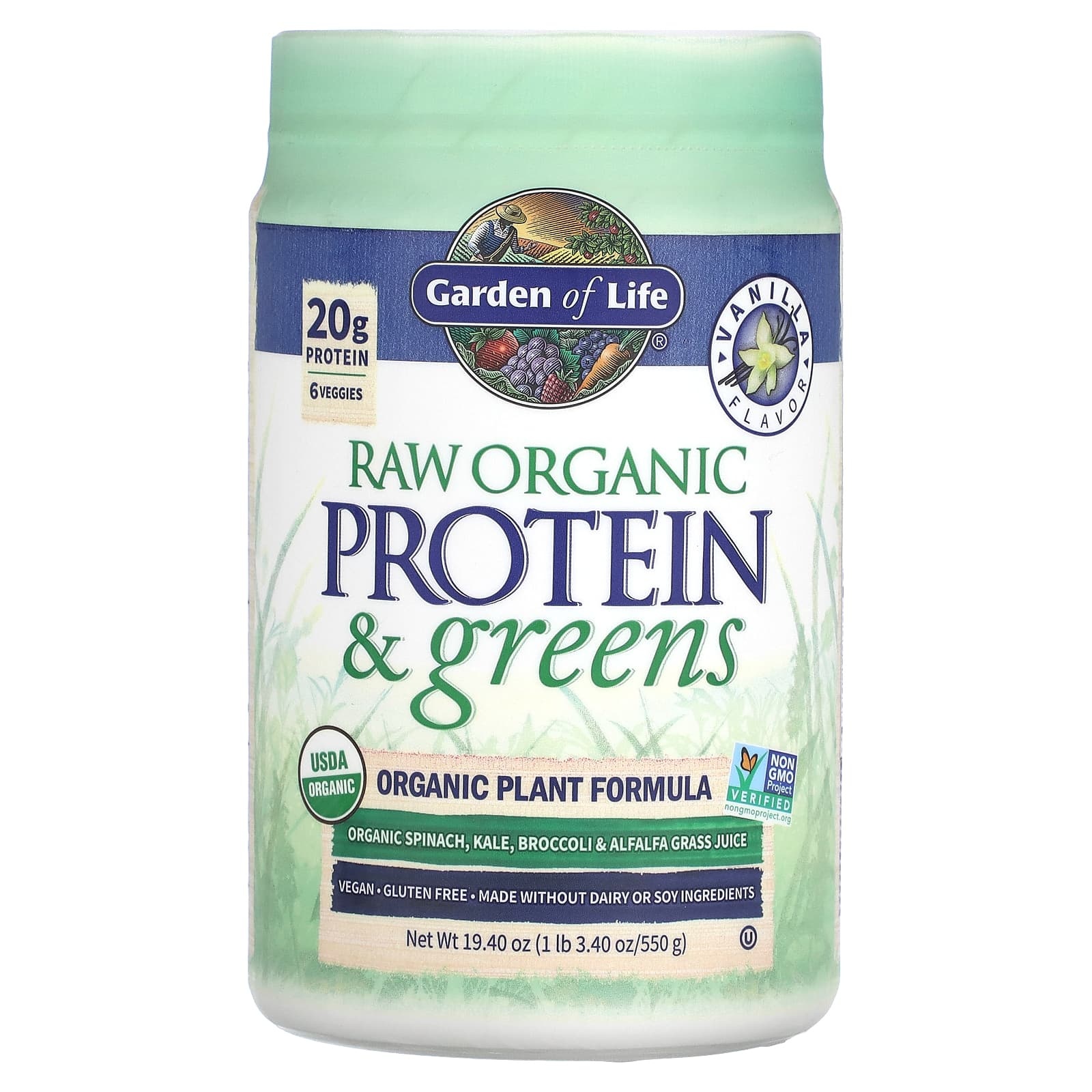 Garden of Life Raw Protein & Greens Vanilla