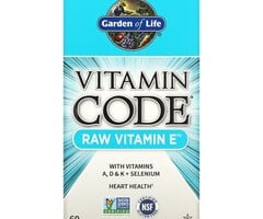 Garden of Life Vitamin Code Raw Vitamin E