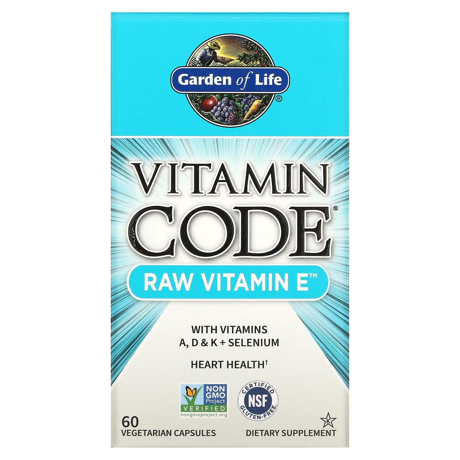 Garden of Life Vitamin Code Raw Vitamin E