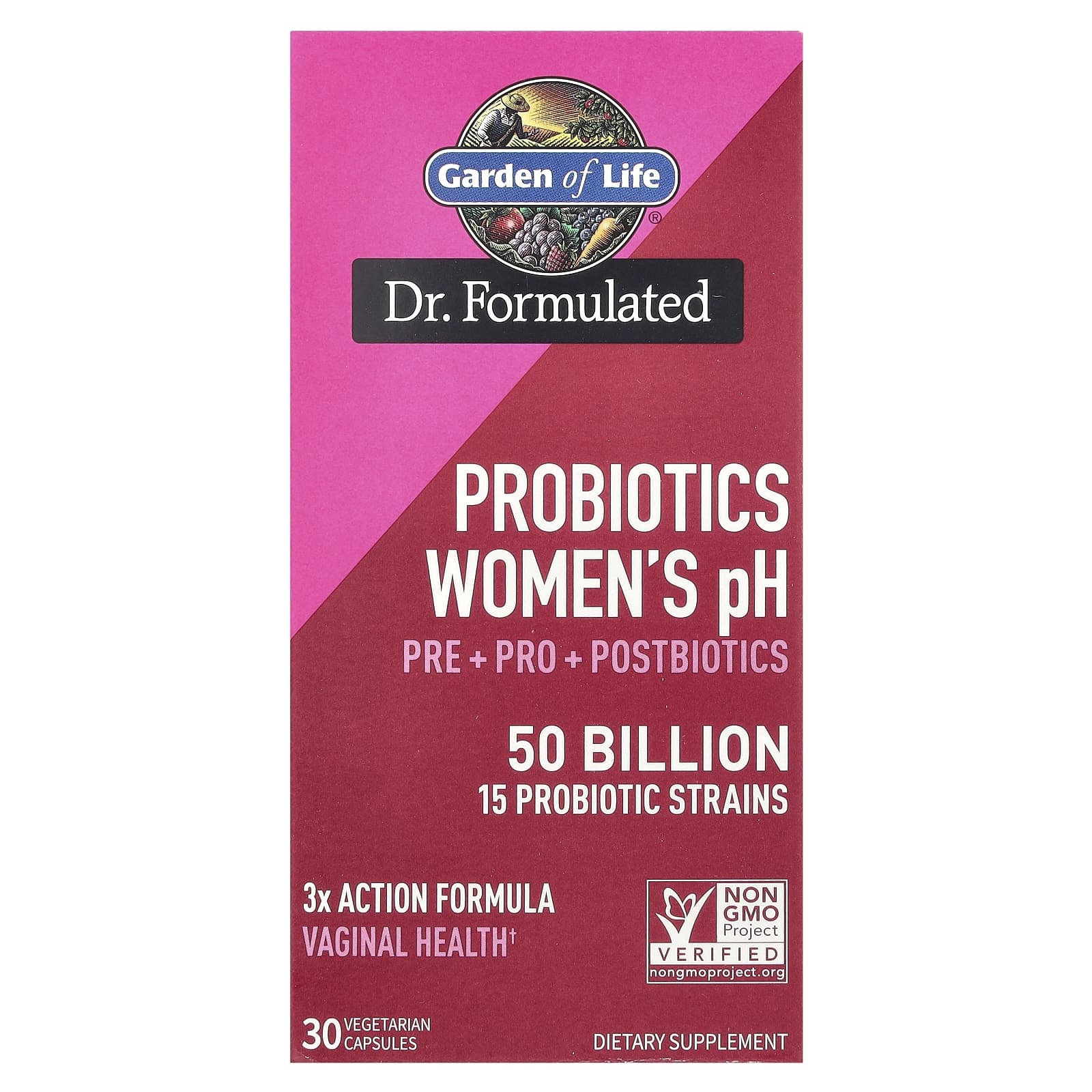 Garden of Life Dr Formulated Probiotics Women's PH