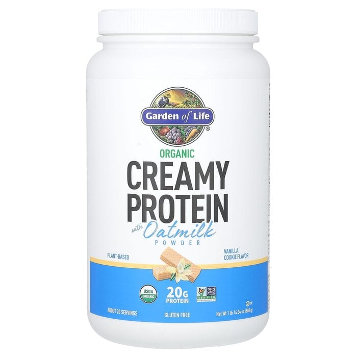 Garden of Life Organic Creamy Protein 2lb-Vanilla Cookie