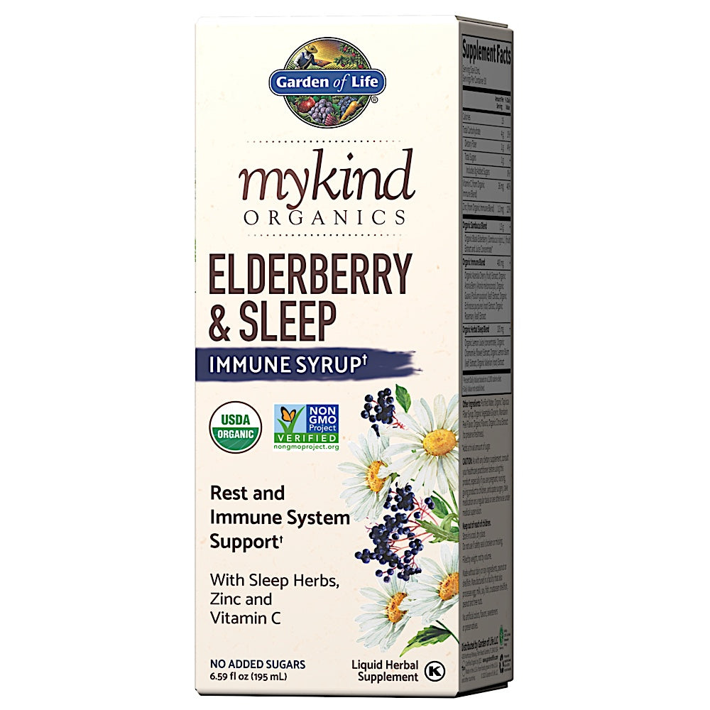 Garden of Life Mykind Organics Elderberry & Sleep Immune Syrup 6.59fl oz