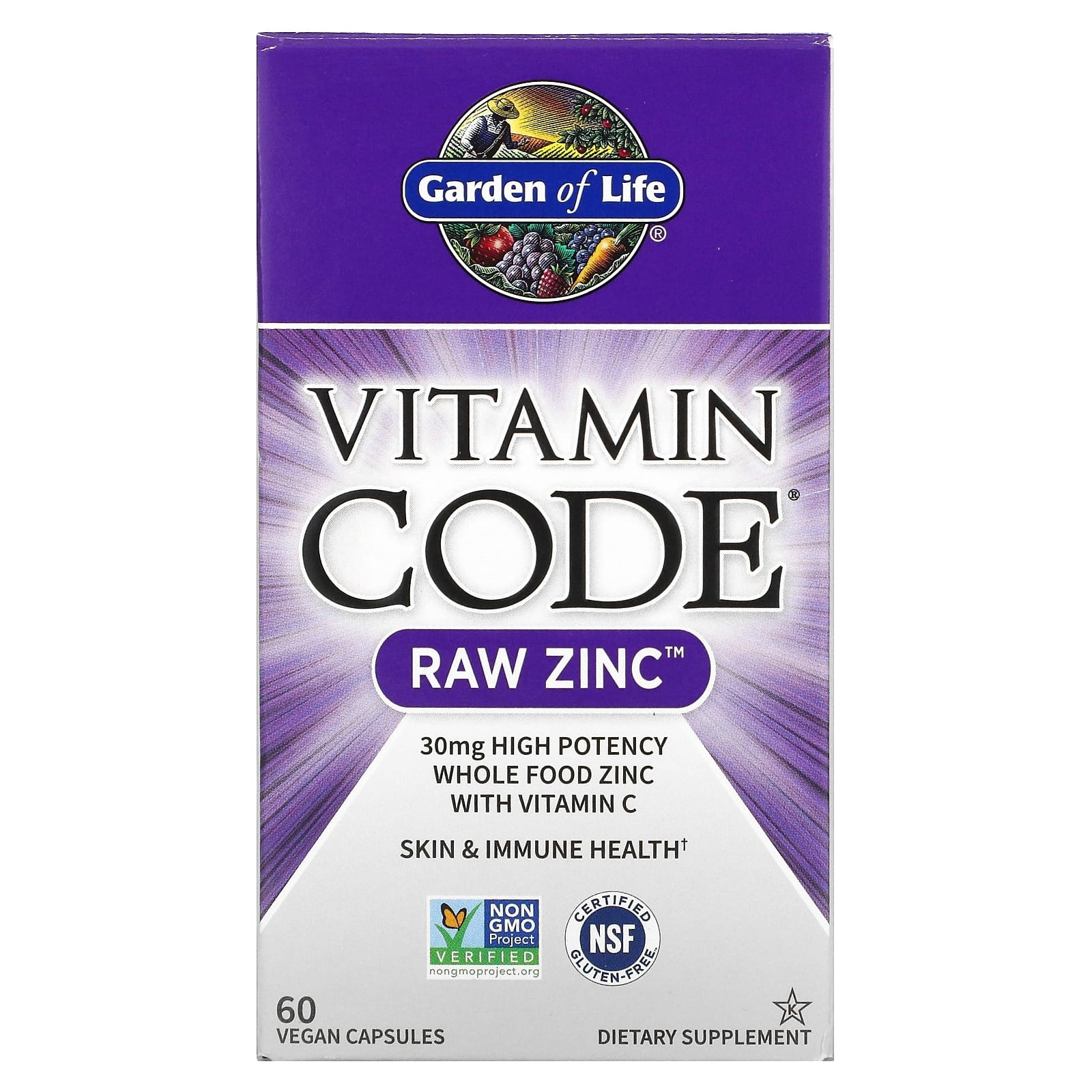 Garden of Life Vitamin Code Raw Zinc