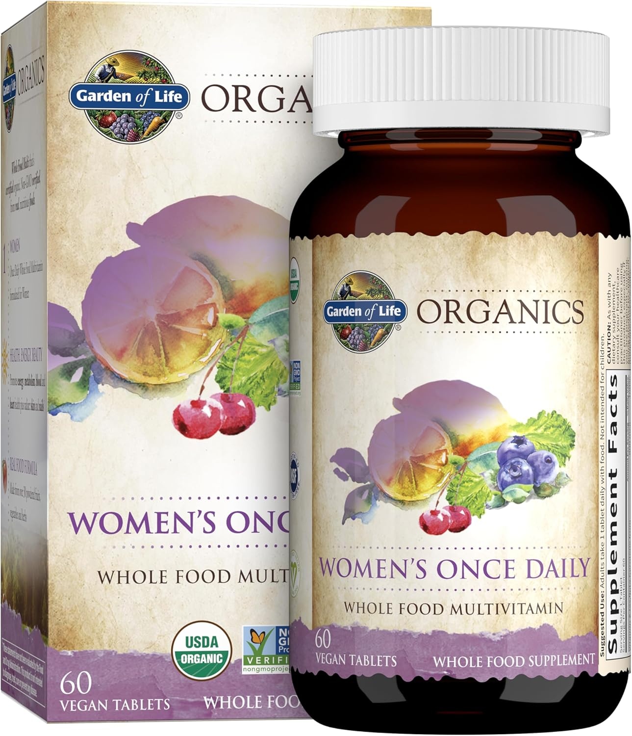 Garden of Life Women's Once Daily Organics - 60 tabs