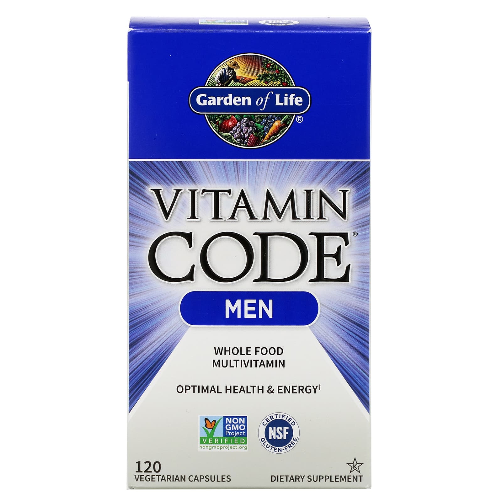 Garden of Life Vitamin CODE Men - 120 capsules