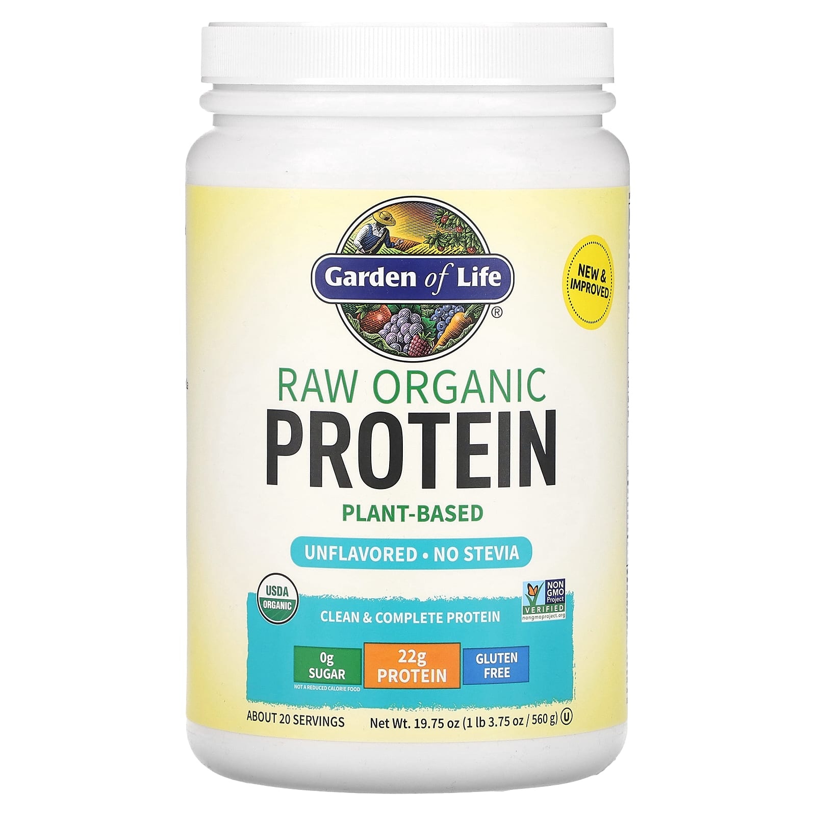 Garden of Life Raw Protein Unflavored