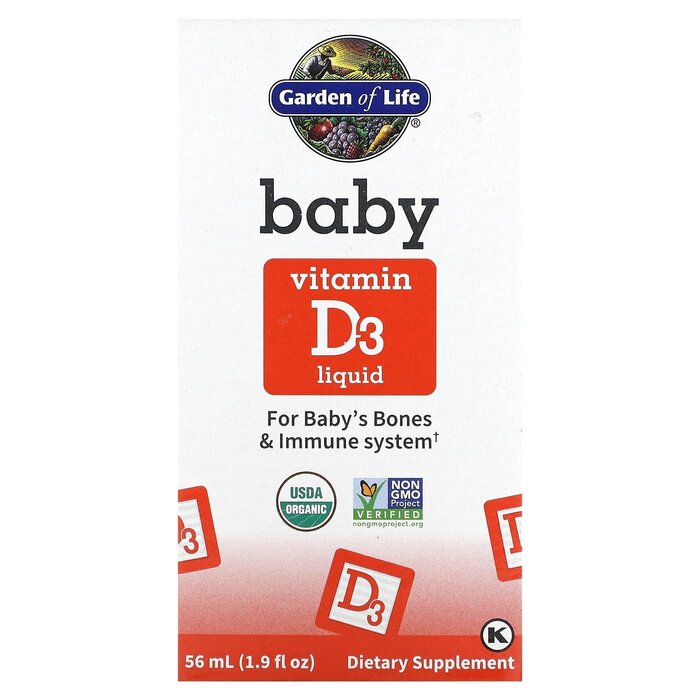 Garden of Life Baby Vitamin D3 1.9oz