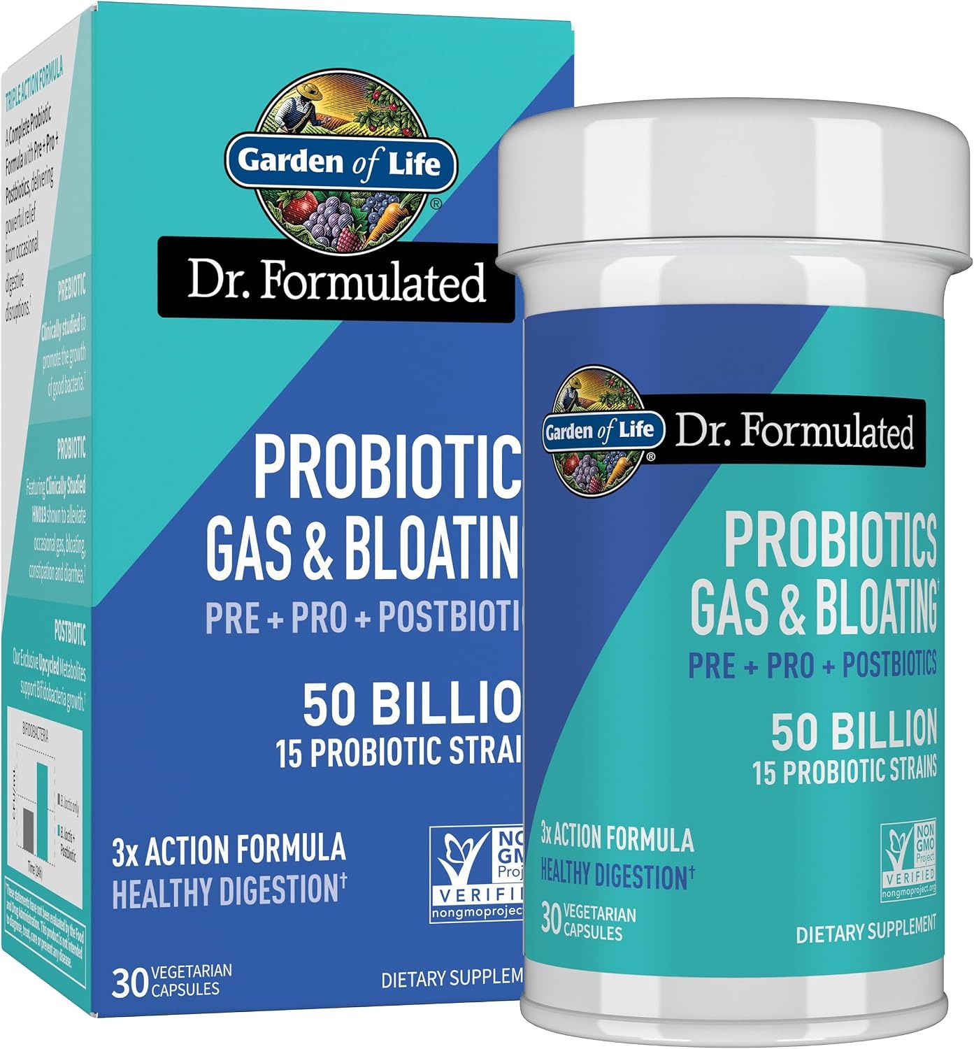 Garden of Life Dr Formulated Probiotics Gas & Bloating